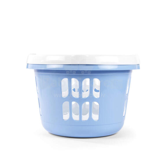 Beldray LA00000174CRNEU7  Set Of 2 Laundry Basket  30L, White/Blue