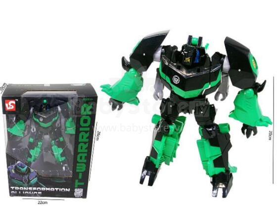ROBOT / TRANSFORMER - 50516 - green - size 20 cm