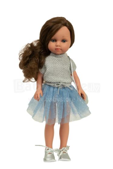 Arias lelle meitene Carlota zilā svārkos, 36 cm