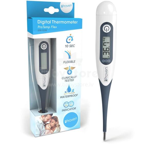 Bebe Basic Digital Thermometer with Flexible Tip Art.DTR-1221R Digital thermometer with soft tip