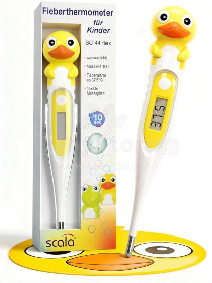 Bebe Basic Digital Thermometer with Flexible Tip Art.SC 44 Duck   Digital thermometer with soft tip