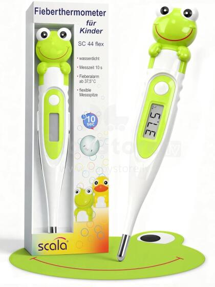 BebBebe Basic Digital Thermometer with Flexible Tip Art.SC 44 Frog Digital thermometer with soft tip