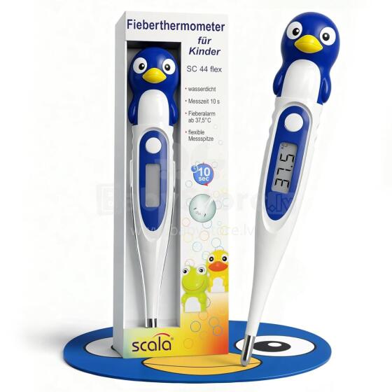 Bebe Basic Digital Thermometer with Flexible Tip Art.SC 44 Penguin Digital thermometer with soft tip
