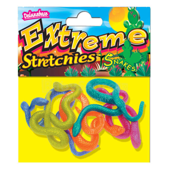Stretchy toy, snakes