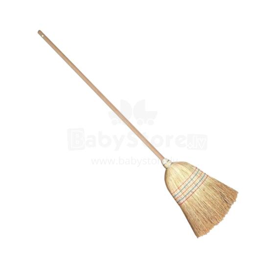 Universal broom with wooden handle Sorgo