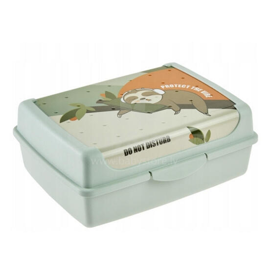 Food storage container deco-click-box midi 1L Carla &ldquo;Lazy Lui&rdquo; 17x13x7cm green