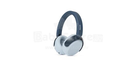 PHILIPS on-ear austiņas ar Bluetooth bērniem, zilas