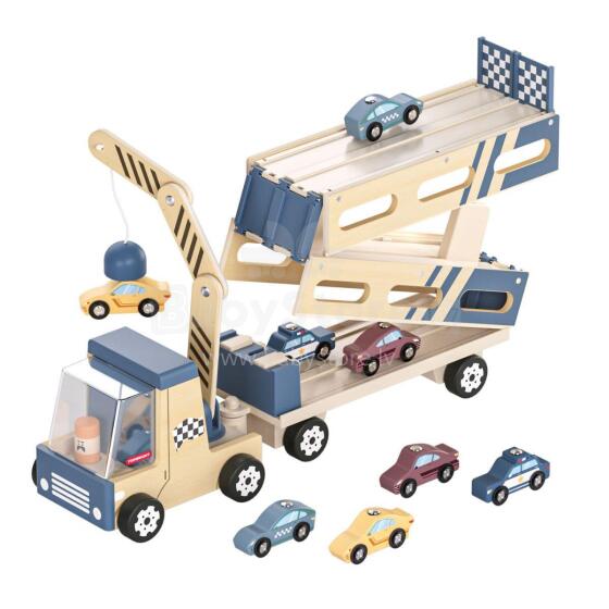 Car Transporter and Race Track 2-in-1, 36m+, Topbright