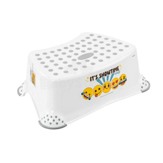Step stool Tomek &amp;quot;Emoji Showtime&amp;quot; 40.5x28.5x14cm white