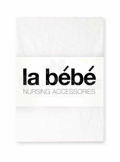 La Bebe™ Cotton 60x40 Art.29220 White pillowcase
