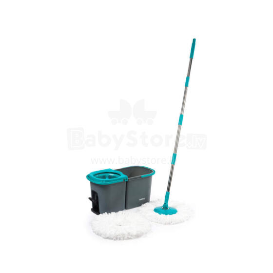 Beldray LA00000006UFEU7 Anti-Bac Dual Comaprtment Spin Mop & Refill Head
