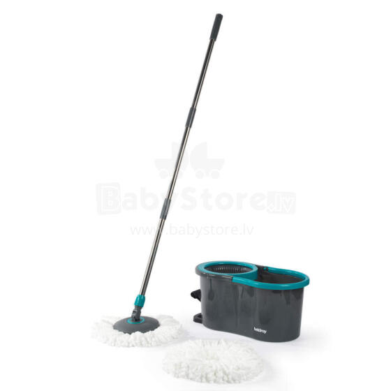 Beldray LA00000186UFEU7 Anti-Bac Spin & Wring Mop Set