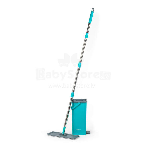 Beldray LA067234NPUF Anti-bac Flat Head Mop & Bucket Set