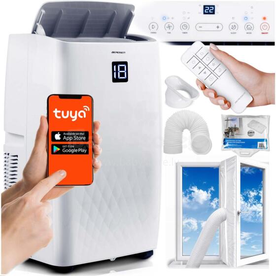Portable air conditioner with seal 14000 BTU dehumidifier heating Berdsen BD-581