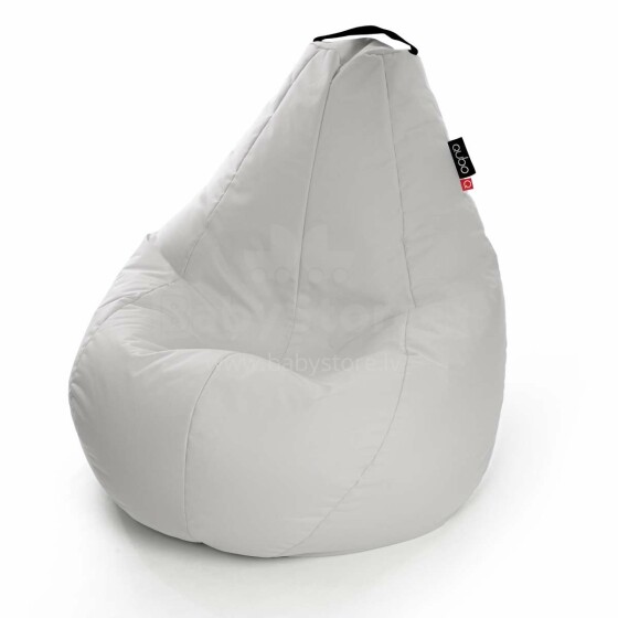 Qubo™ Comfort 120 Silver Pop Augstas kvalitātes krēsls Bean Bag