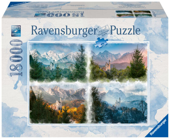 Ravensburger puzzle 18000 pc Castle Through the Seasons