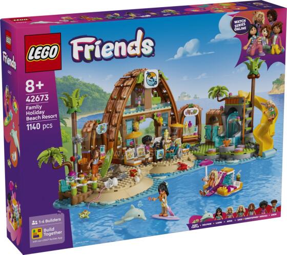 LEGO Friends Ģimenes brīvdienu pludmales kūrorts
