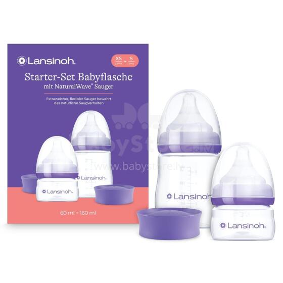 Lansinoh Bottle Set with NaturalWave® Teat GB Art.292458 Natural Wave bottle 160ml