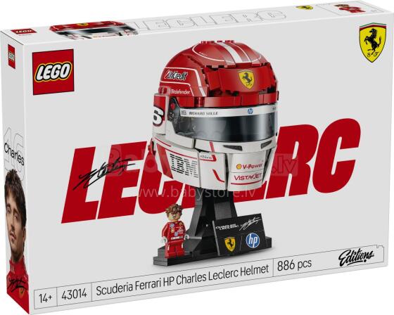 LEGO Editions Scuderia Ferrari HP Charles Leclerc Helmet