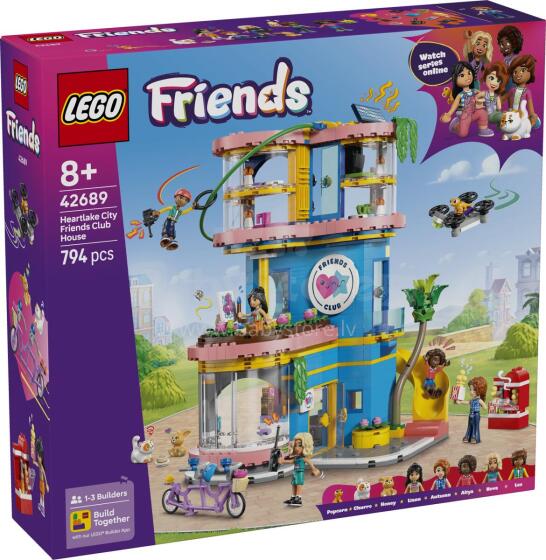 LEGO Friends Сердцеозерный Город Друзей Клубный Дом