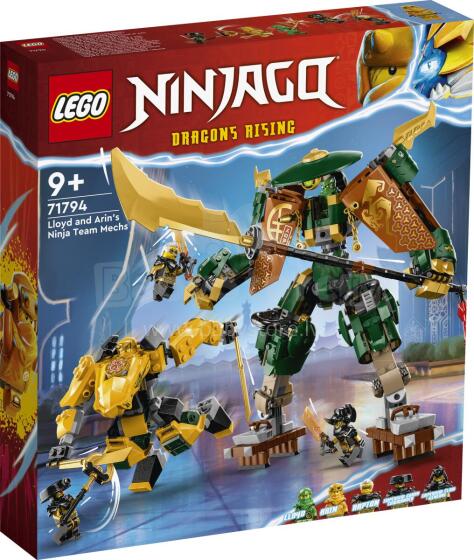 LEGO Ninjago Lloyda un Arinas ninjatiimu roboti