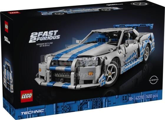 LEGO Technic 2 Fast 2 Furious Nissan Skyline GT-R (R34) 
