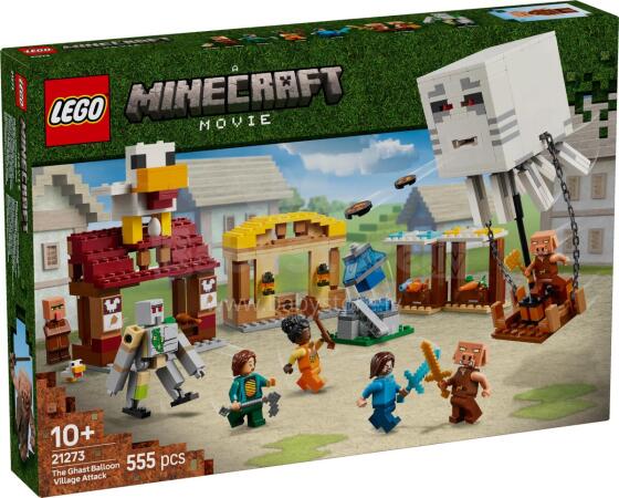 LEGO Minecraft The Ghast Balloon Village Attack