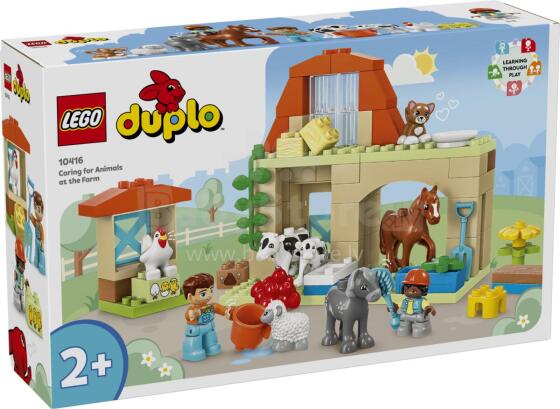 LEGO DUPLO Rūpes par dzīvniekiem fermā