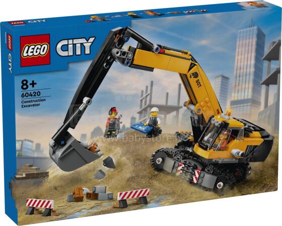 LEGO City Yellow Construction Excavator