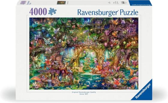 Ravensburger puzle 4000 gabali Slepenā feju dzīve