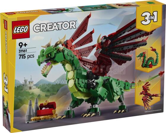 LEGO Creator Viduslaiku Pūķis