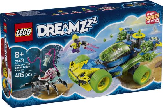 LEGO Dreamzzz Mateo un Z-Blob darbības sacīkšu auto
