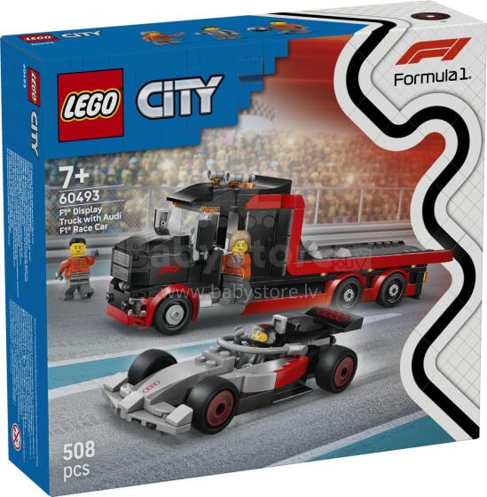 LEGO City F1 Display Truck с гоночным автомобилем Audi F1