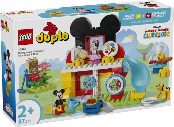 LEGO DUPLO Disney Mickey Mouse Kluba ar Minnie un Plūto