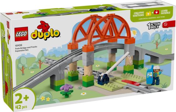LEGO DUPLO Train Bridge and Tracks Expansion Set