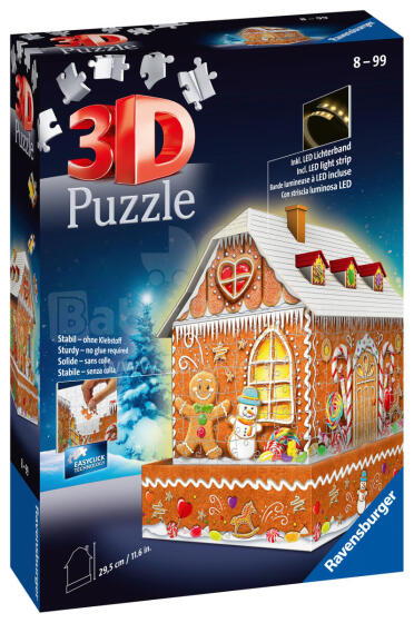 Ravensburger 3D Gingerbread House 3D Puzzle