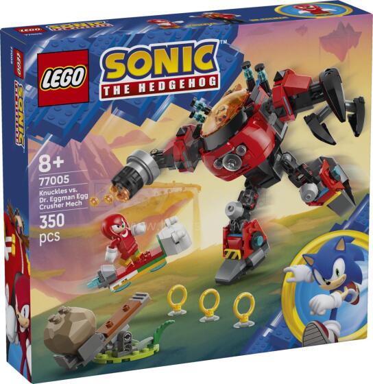 LEGO Sonic Knuckles vs. Dr. Eggman Egg Crusher Mech