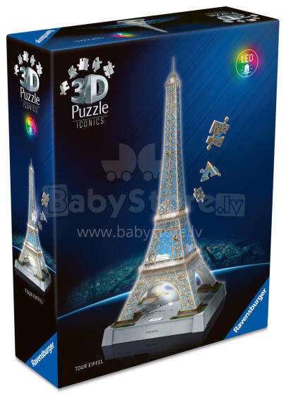 Ravensburger 3D Puzzle With LED Light: Eiffel Tower