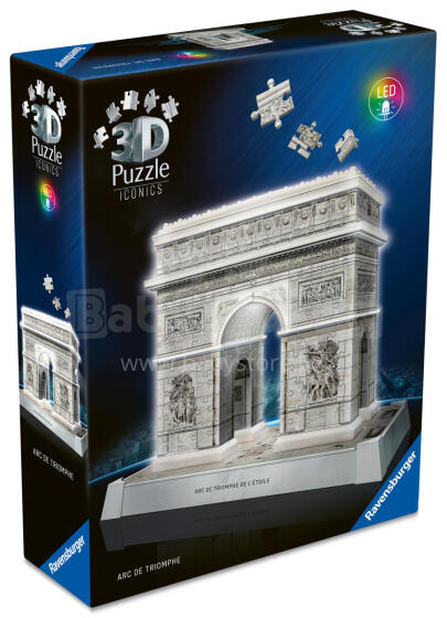 Ravensburger 3D Puzzle With LED Light: Arc de Triomphe