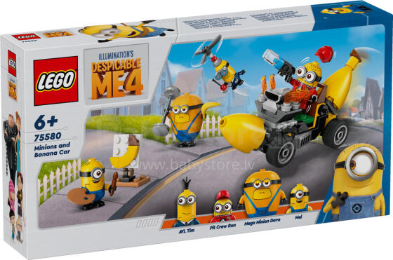 LEGO Minioni Minioni un Banānu Auto