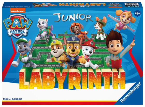 Ravensburger Board Game Junior Labyrinth PAW Patrol