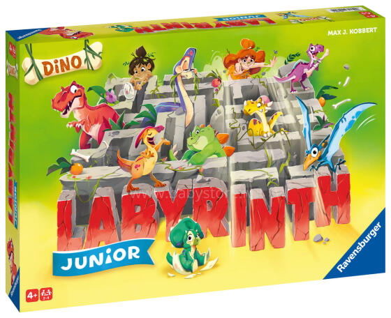 Ravensburger Board Game Junior Labyrinth with Dinos
