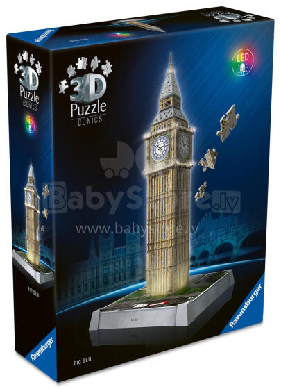 Ravensburger 3D Puzzle With LED Light: Big Ben