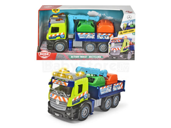 Dickie Toys Rīcības Kravas Auto - Pārstrāde