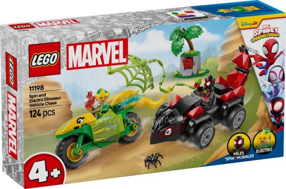 LEGO Spidey Spin and Electro Dinosaur Vehicle Chase
