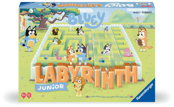 Ravensburger Board Game: Junior Labyrinth Bluey 