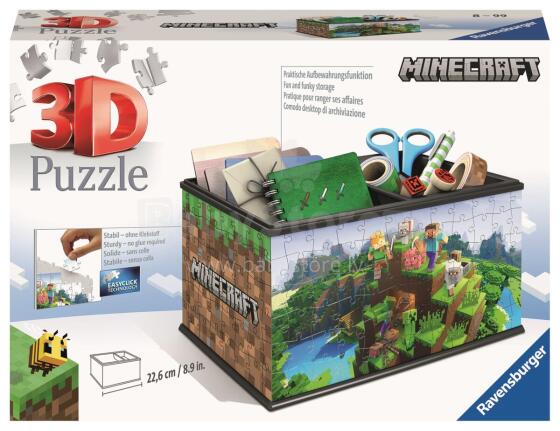 
Ravensburger 3D Puzzle Storage Box Minecraft