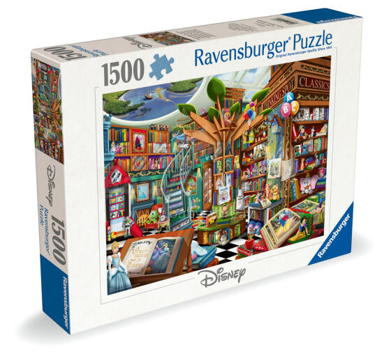 Ravensburger Puzzle 1500 Pieces: Magical Disney Bookshop