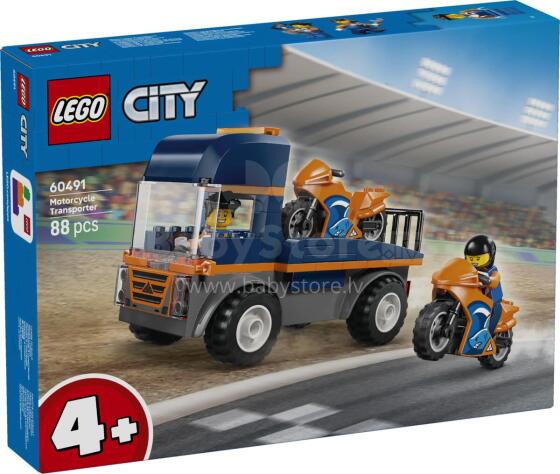 LEGO City Motorcycle Transporter