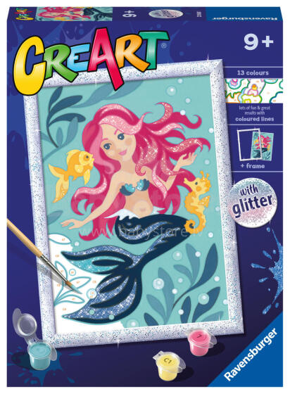 Ravensburger Paint by Numbers Enchanting Mermaid